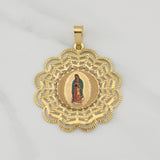 Dije Virgen Guadalupe 5.8gr / 5.3cm / Oro Amarillo +4 18K ©