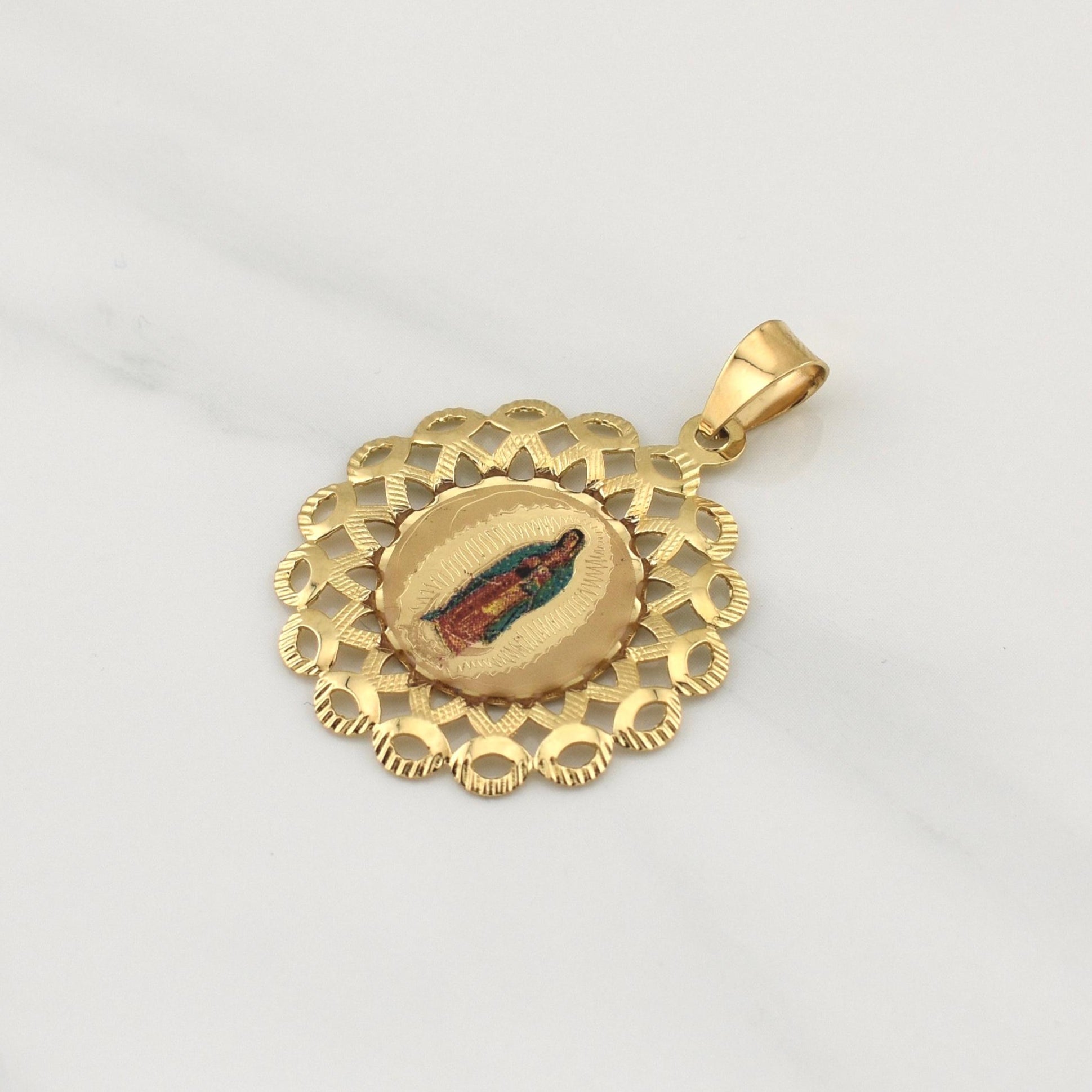 Dije Virgen Guadalupe 2.95gr / 4cm / Oro Amarillo +4 18K