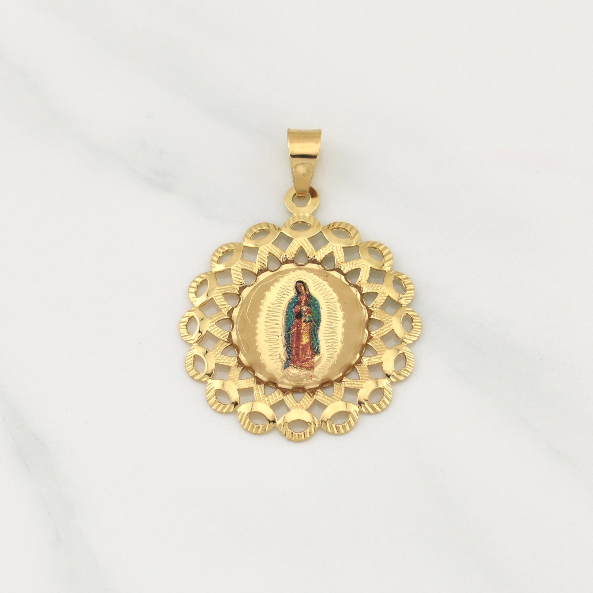 Dije Virgen Guadalupe 2.95gr / 4cm / Oro Amarillo +4 18K