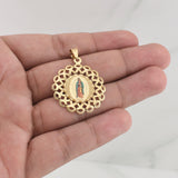Dije Virgen Guadalupe 2.95gr / 4cm / Oro Amarillo +4 18K