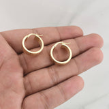 Candongas Victoria 2.7gr / 2.2cm / Oro Amarillo +4 18K