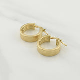 Candongas Victoria 2.7gr / 2.2cm / Oro Amarillo +4 18K