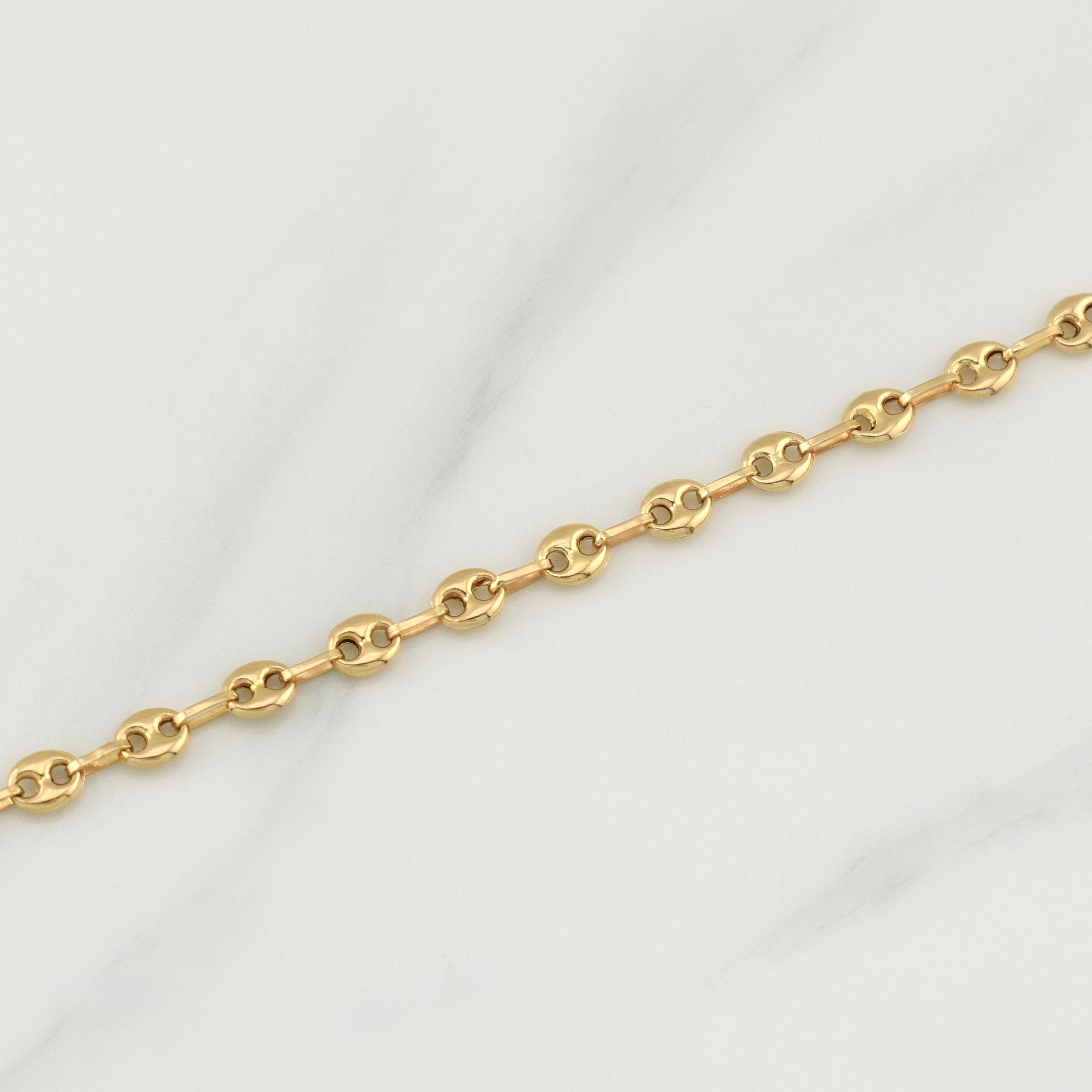 Pulso GC 2.15gr / 17cm / 3.3mm Oro Amarillo 18K *