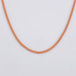 Cadena Cubana 6.1g / 60cm / 1.7mm Oro Rosa18K