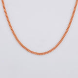 Cadena Cubana 6.1g / 60cm / 1.7mm Oro Rosa 18K