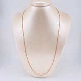 Cadena Cubana 6.1g / 60cm / 1.7mm Oro Rosa 18K