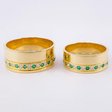 Fabricacion Bajo Pedido Argollas Carril 16gr Oro Amarillo 18K
