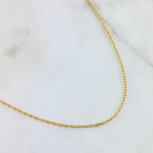 Cadena Volga 4.9gr / 50cm / 1.7mm Oro Amarillo +3 (Oferta) '