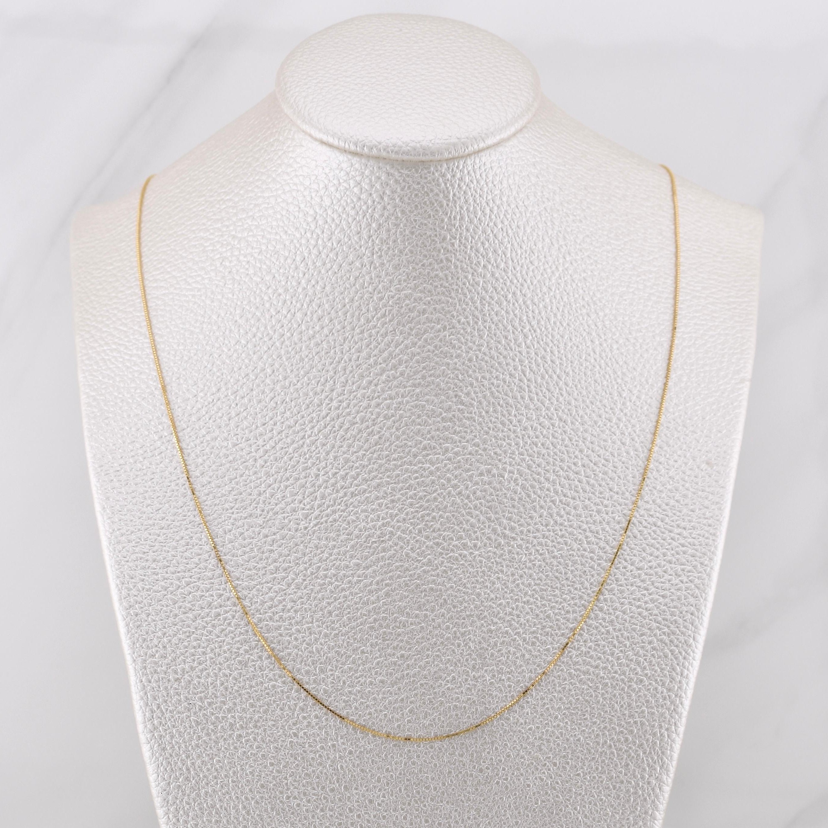 Cadena Veneciana 1.1gr / 50cm / 0.7mm Oro Amarillo
