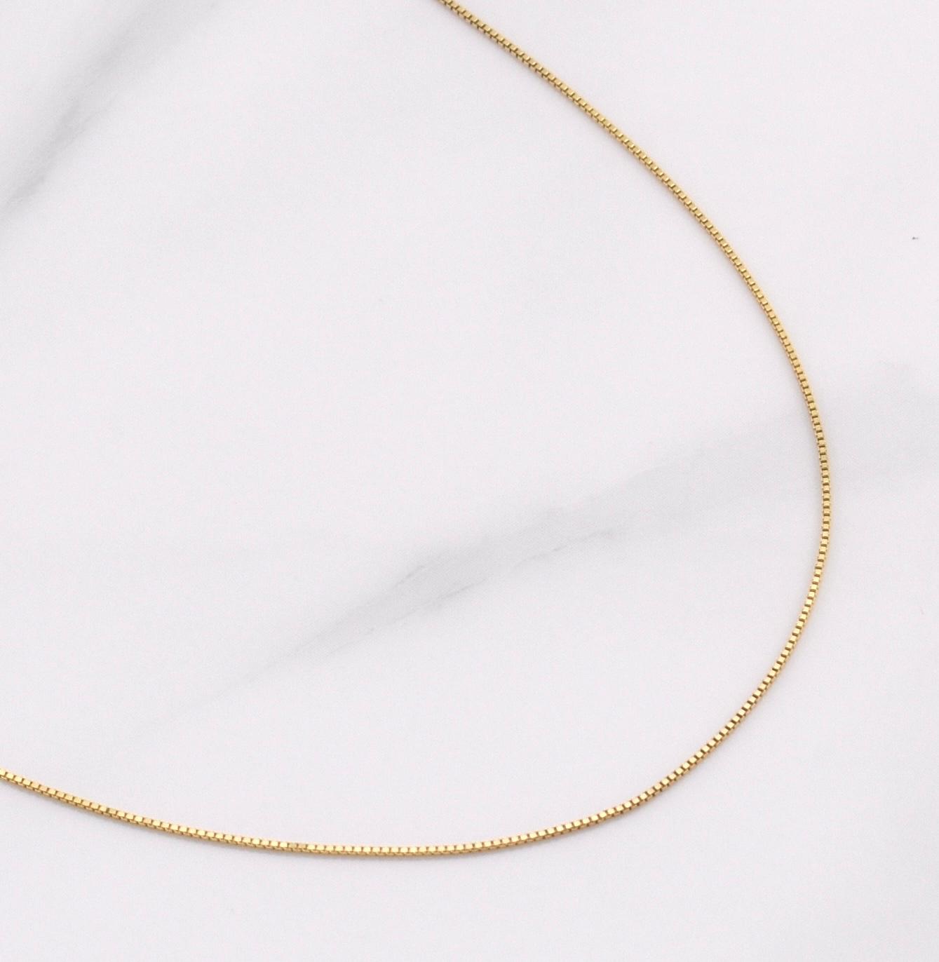 Cadena Veneciana 1.1gr / 50cm / 0.7mm Oro Amarillo