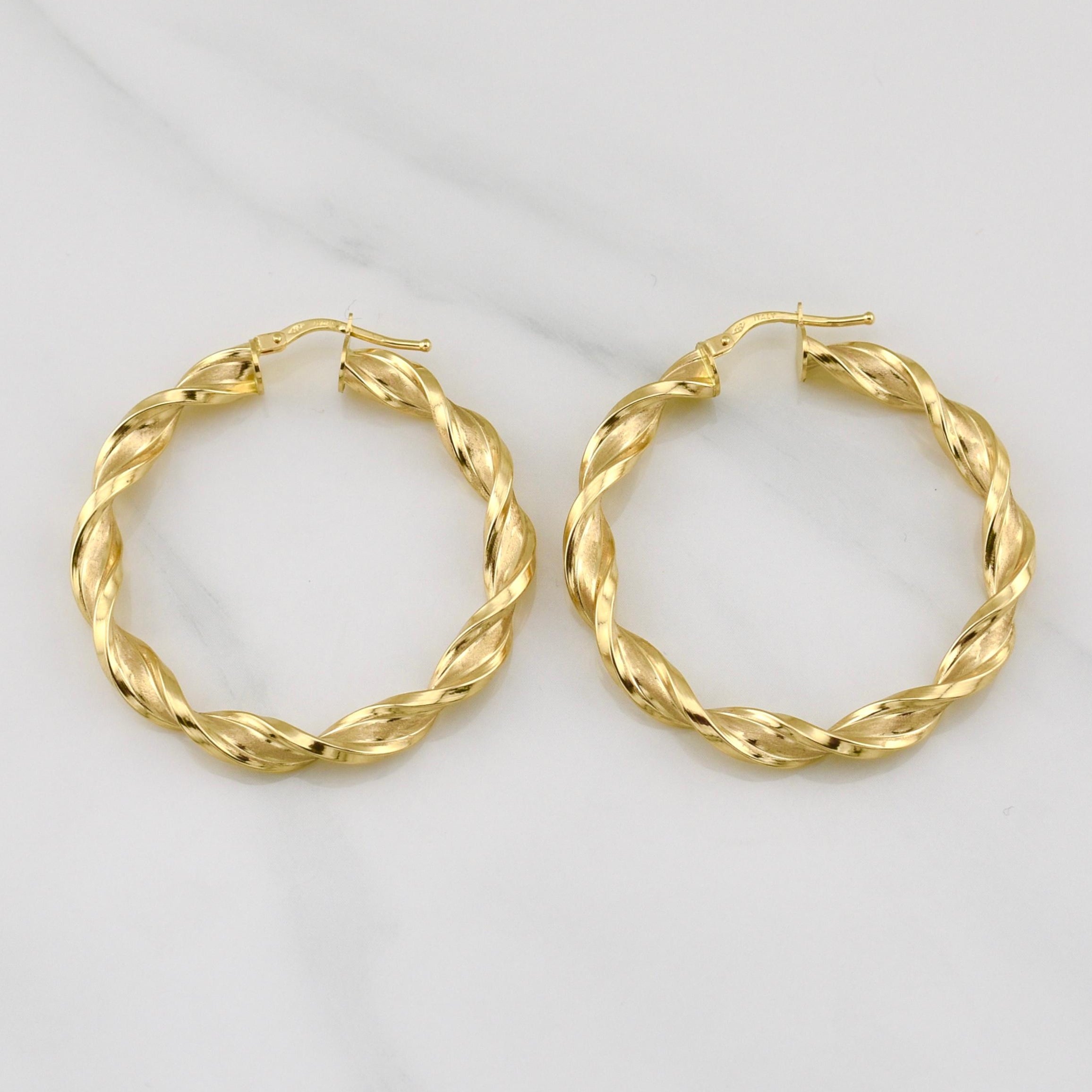 Candongas Lu 4.4gr / 4.3cm / Oro Amarillo +4 18K ©