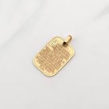 Dije Padre Nuestro 2.1gr / 2.8cm / Oro Amarillo +4 18K