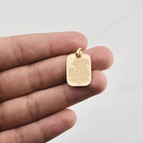 Dije Padre Nuestro 2.1gr / 2.8cm / Oro Amarillo +4 18K