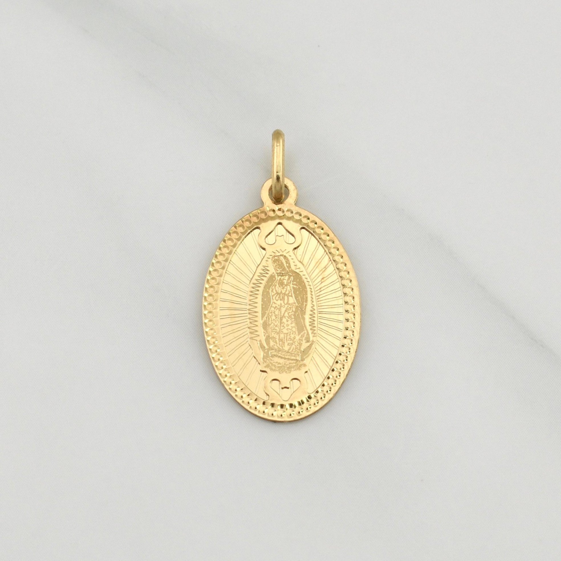 Dije Virgen Guadalupe 1.95gr / 2.8cm / Oro Amarillo +4 18K ©