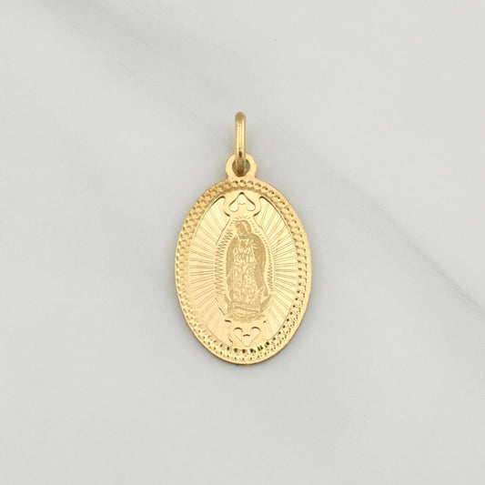Dije Virgen Guadalupe 1.95gr / 2.8cm / Oro Amarillo +4 18K ©