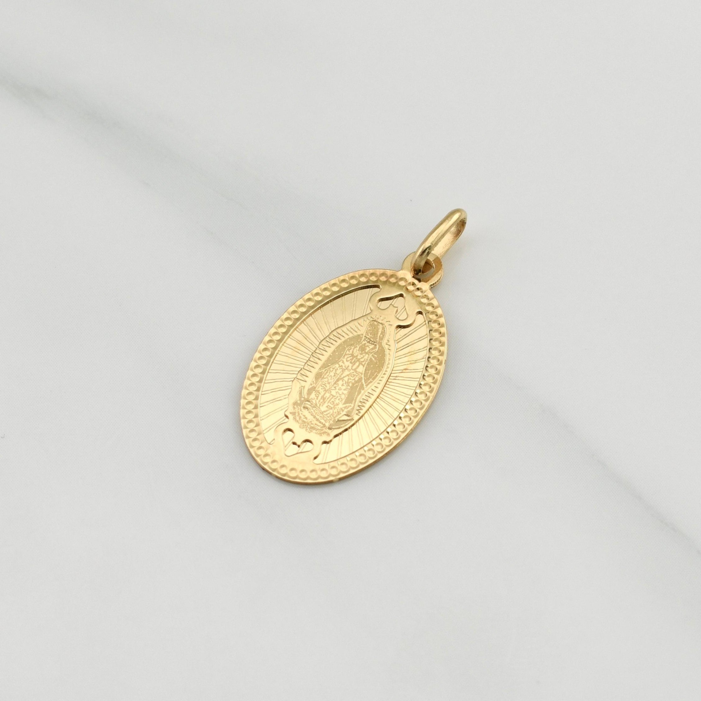 Dije Virgen Guadalupe 1.95gr / 2.8cm / Oro Amarillo +4 18K ©