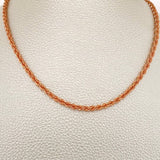 Cadena Lazo 7.5gr / 60cm / Oro Rosa +3 18K %