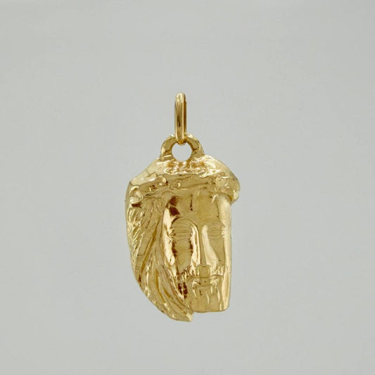 Dije Rostro Cristo 2.4 g / 3 cm Oro Amarillo 18K