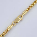 Cadena Franco 8.2gr / 66cm / Oro Amarillo +3 14K Italy &
