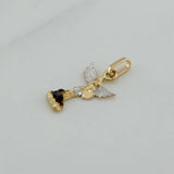 Dije San Miguel Arcangel 1.8 g / 2.8 cm Tres Oros 18K