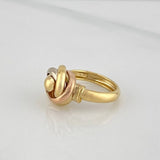 Anillo Helice 3.9 g / T4 1/2 Tres Oros 18K