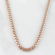 Cadena Veneciana 16.4 g / 70 cm / 1.8 mm Dos Oros Blanco Rosa 18K