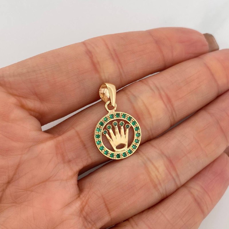 Dije Corona 2 g / 2.5 cm Oro Amarillo 18K
