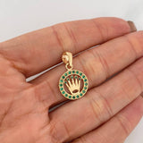 Dije Corona 2 g / 2.5 cm Oro Amarillo 18K