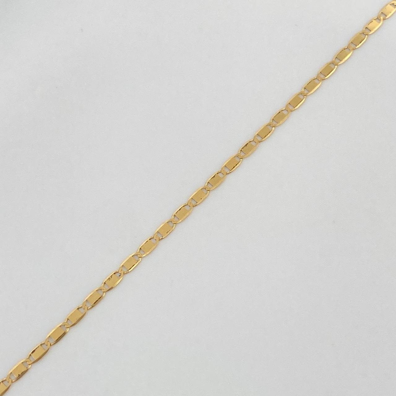 Cadena Escalera Plana 1.15 g / 50.2 cm / 1 mm Oro Amarillo 18K