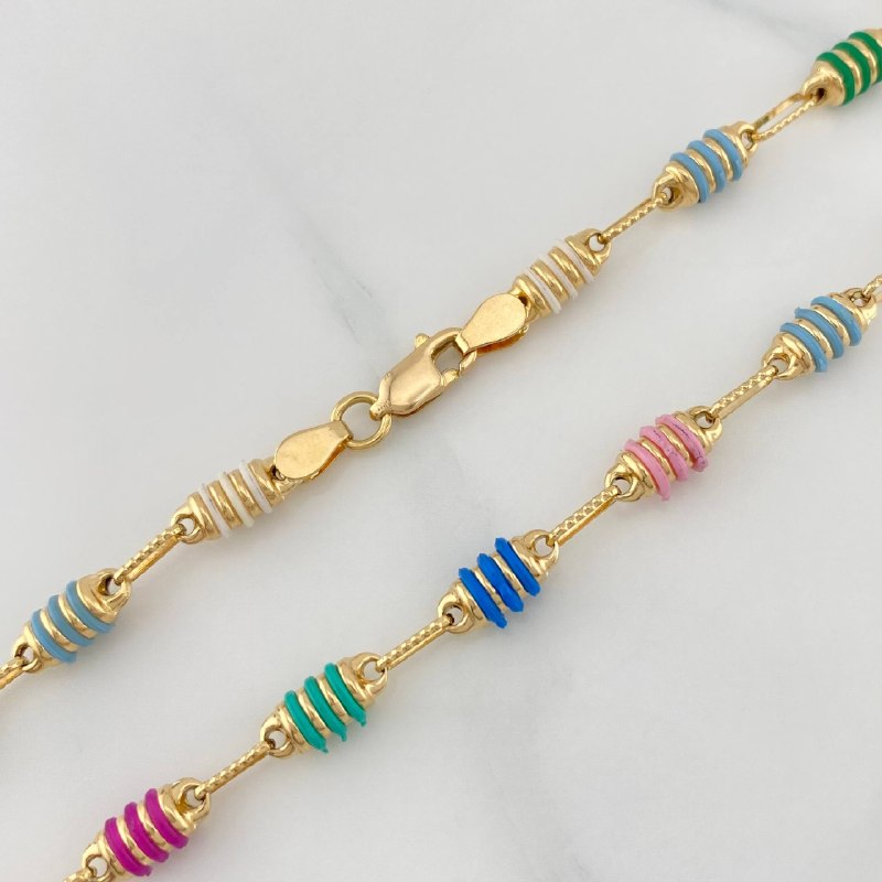 Cadena Rustica Barril 13.3 g / 63.6 cm / 4.3 mm Oro Amarillo 18K