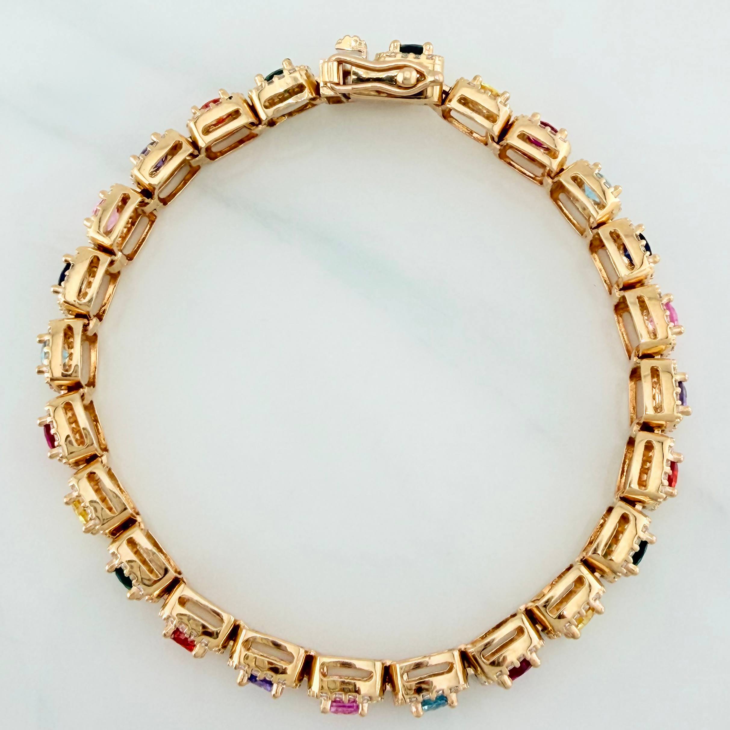 Pulso Tennis 23.6 g / 18.1 cm / 6.9 mm Oro Amarillo 18K