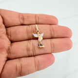 Dije San Miguel Arcangel 1.8 g / 2.8 cm Tres Oros 18K