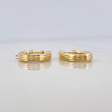Candongas Juli Ovaladas 1.05 g / 1.7 cm Oro Amarillo 18K