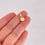 Dije Circulo Letra X 0.4g / 1.5cm Oro Amarillo 18K