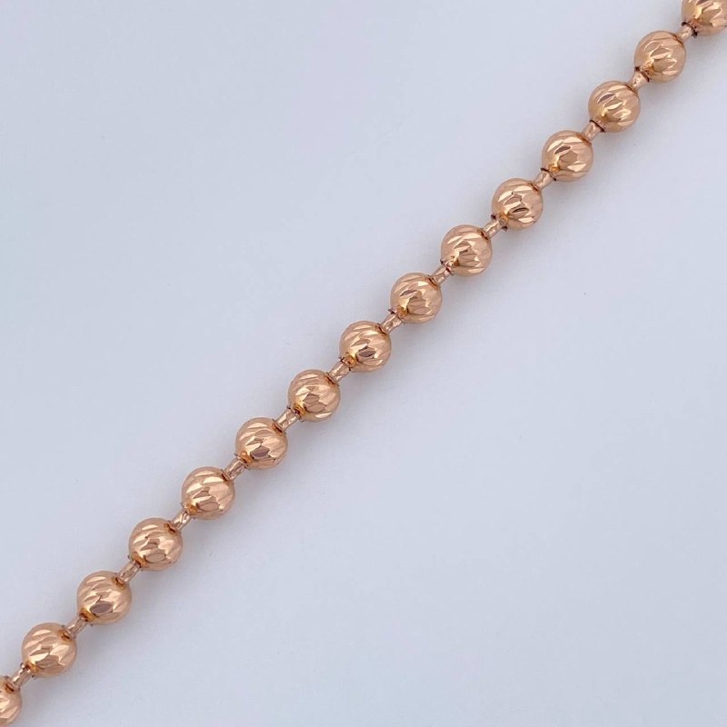 Pulso Militar 5.45gr / 19cm / Oro Rosa 18K &
