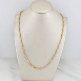 Cadena Rustica Dubai 9.7 g / 51.5 cm / 3 mm Oro Amarillo 18K
