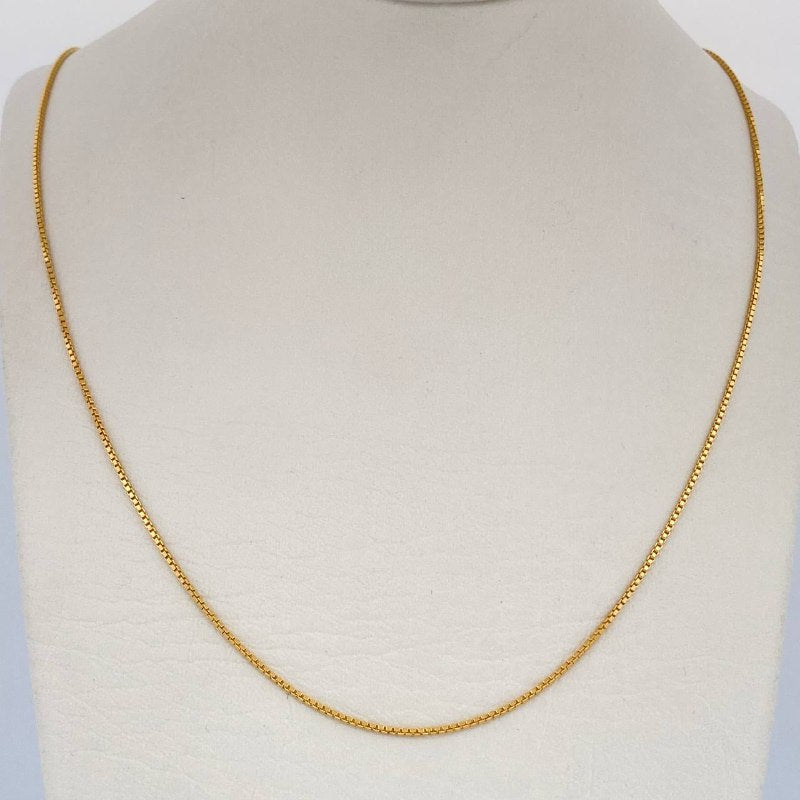 Cadena Veneciana 2.5gr / 42.8cm / Oro Amarillo +3 18K $