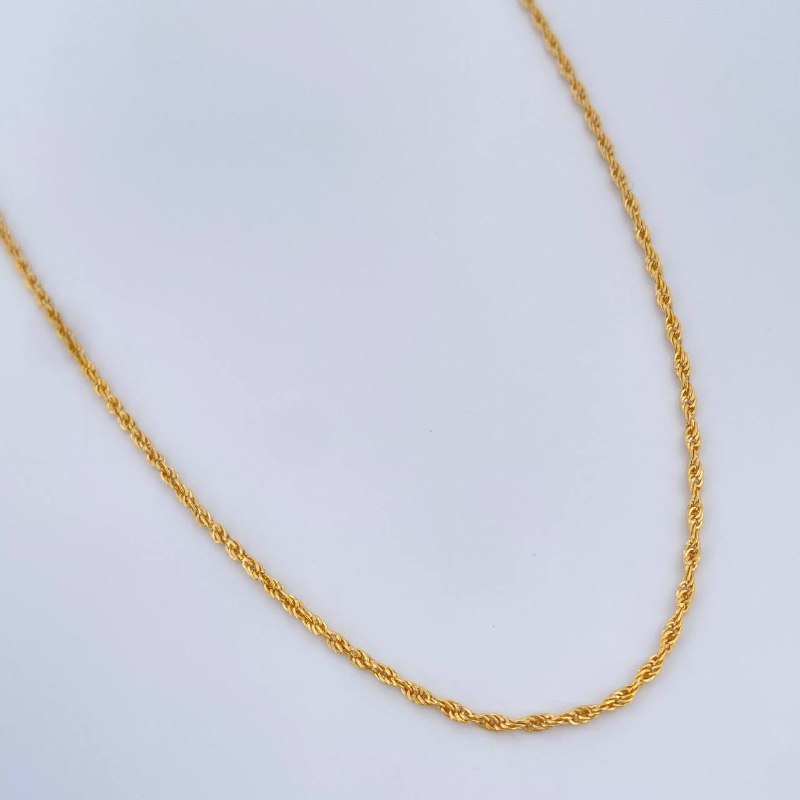 Cadena Lazo 0.95gr / 50cm / Oro Amarillo +3 18K $