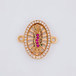 Herraje Virgen de Guadalupe 2g / 1.8cm Oro Rosa 18K