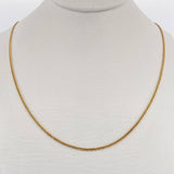 Cadena Mini Cubana 4.45gr / 60cm / +1 Oro 18K &
