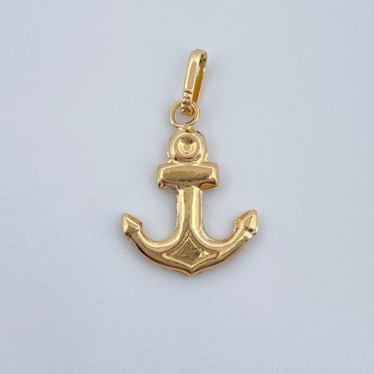 Dije Ancla 0.7gr / 2.5cm / Oro Amarillo 18K &