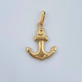 Dije Ancla 0.7gr / 2.5cm / Oro Amarillo 18K &
