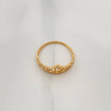 Anillo 15´S Corona 1.9 g / T7 1/4 Oro Amarillo 18K