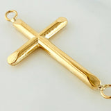 Herraje Cruz 0.8 g / 3.1 cm Oro Amarillo 18K