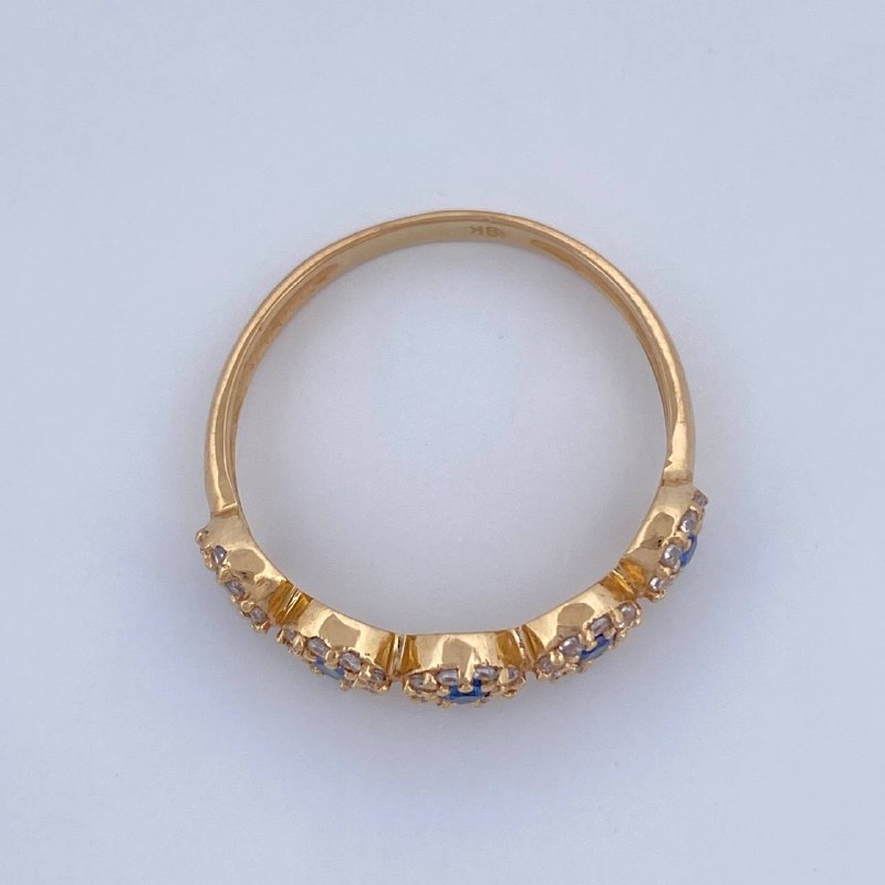 Anillo Churumbela Tupido 2.05gr / T6 1/2 / Oro Amarillo 18K &