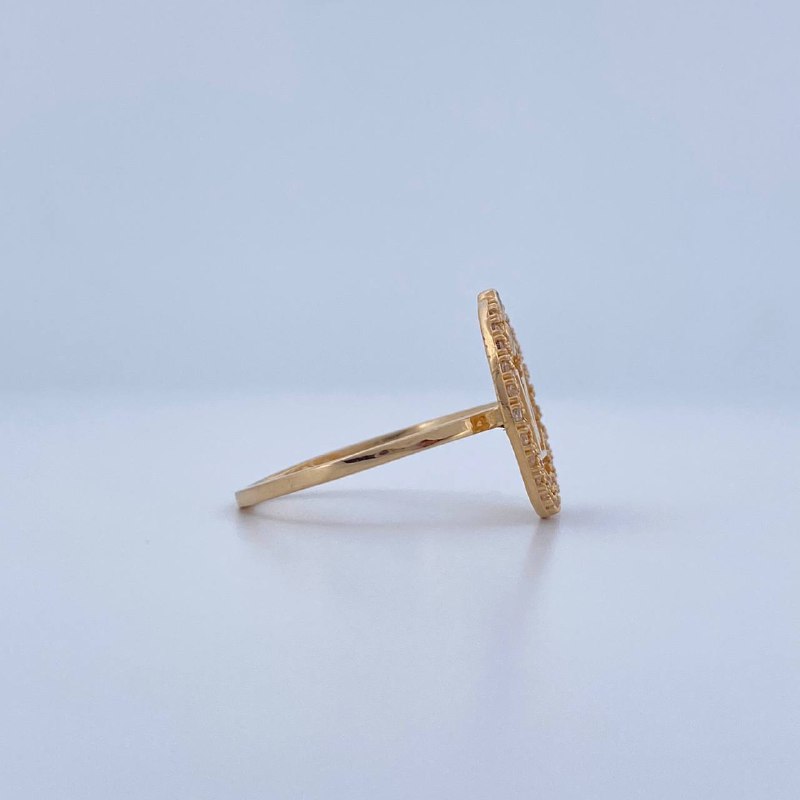 Anillo Lv 2.55gr / T6 1/2 / Oro Amarillo 18K &