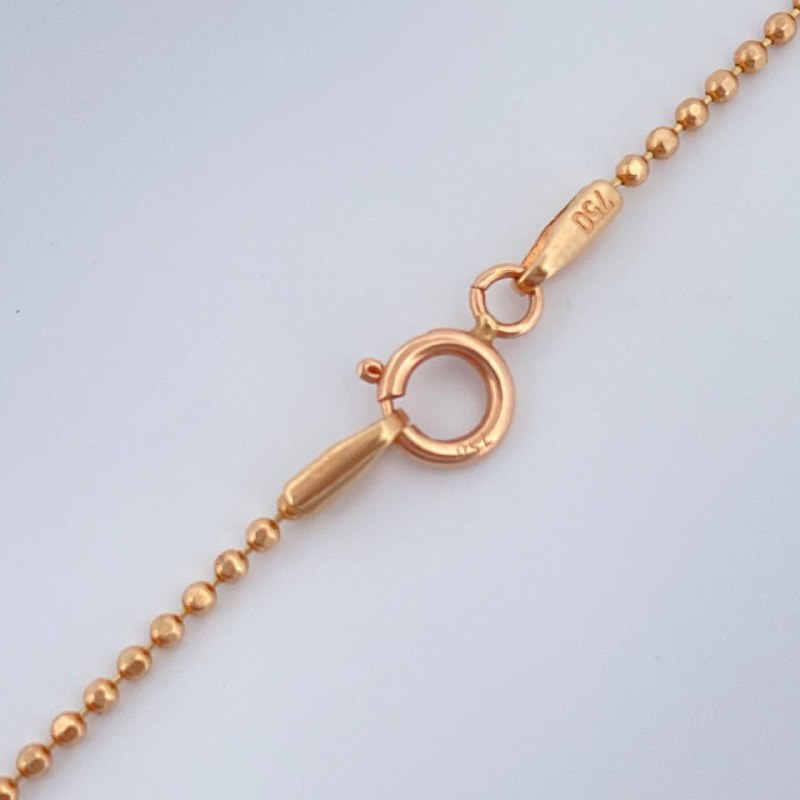 Cadena Militar 3.35gr / 60cm / Oro Rosa +3 18K %