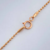 Cadena Militar 3.35gr / 60cm / Oro Rosa +3 18K %