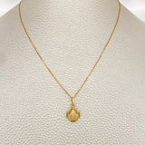 Set Cadena y Dije Veneciana + Virgen Milagrosa 1.35gr / Oro Amarillo 18K (Oferta) $