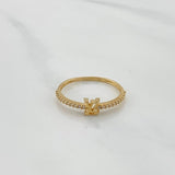 Anillo Lv 1.25 g / T7 1/2 Oro Amarillo 18K